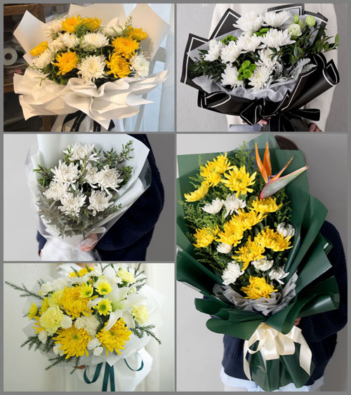 湖南永州祁阳县白水镇火冲村白事花束代送